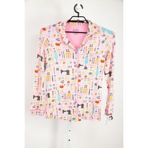 Nick & Nora Pajama Top Womens Extra Small Pouty Pink  Dress Form Sewing Machine